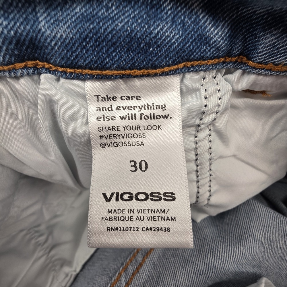 VIGOSS Jagger Boot Cut Jeans Women 30 Cargo Stretch Waist 32, Inseam 30.5 Denim - Picture 11 of 12